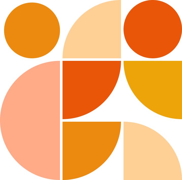 Patrón de círculos decorativos